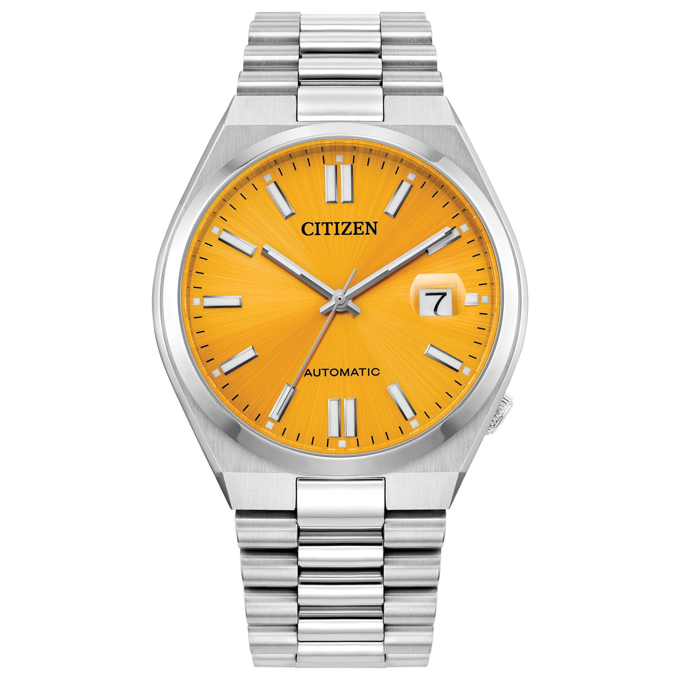 Citizen Automatic 'Tsuyosa' Yellow Dial Watch-NJ0150-56Z