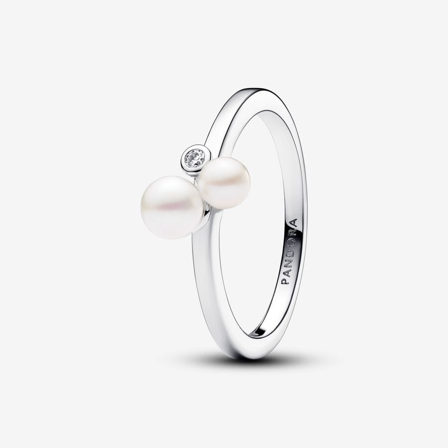Pandora Duo Treated Freshwater Cultured Pearls Ring 193156C01