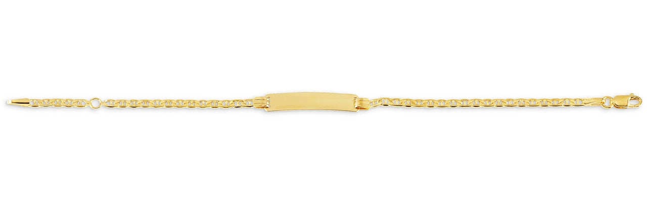 10 Karat Yellow Gold Mariner ID Bracelet