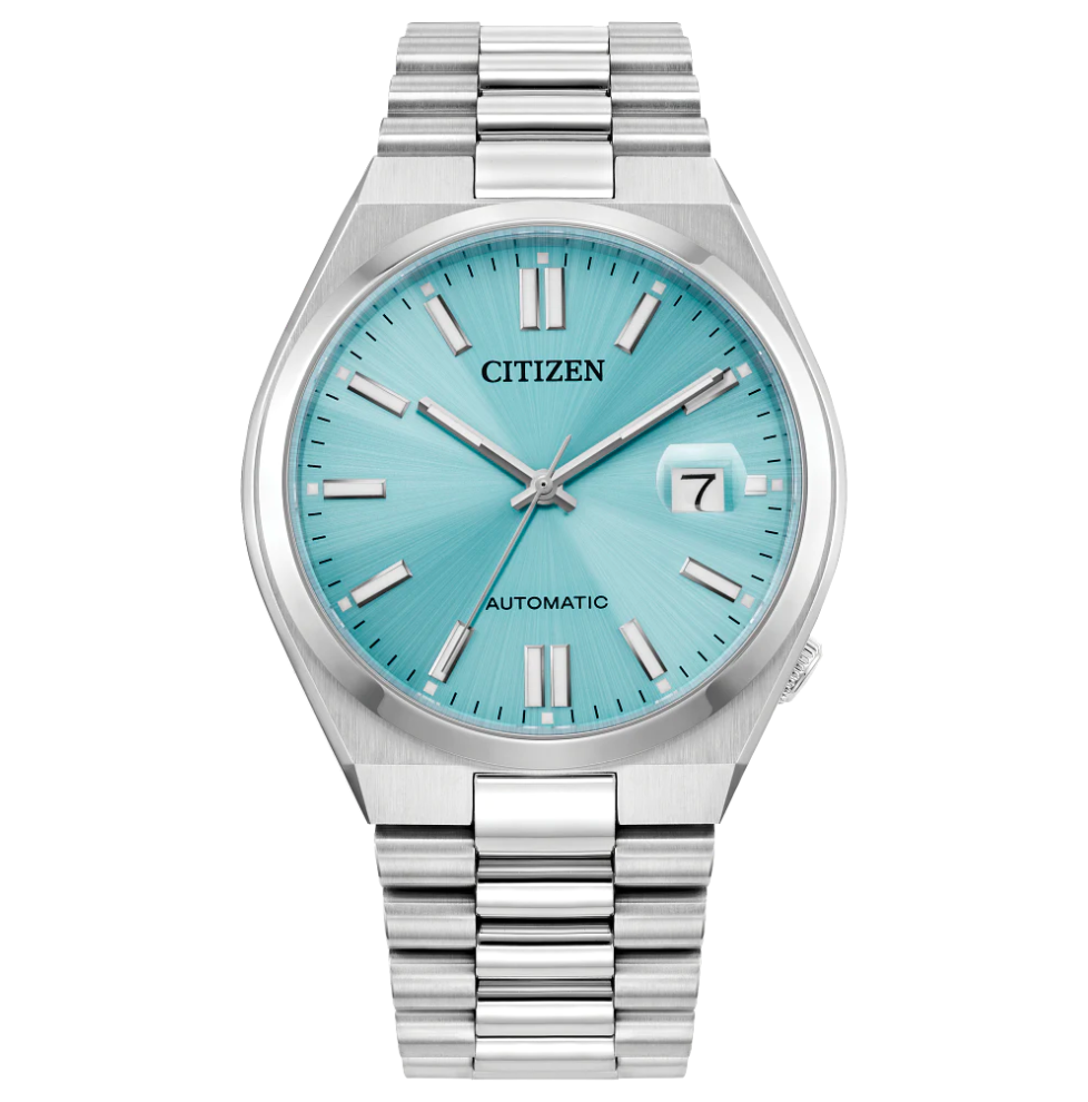 Citizen Automatic 'Tsuyosa' Light Blue Dial Watch-NJ0150-53M