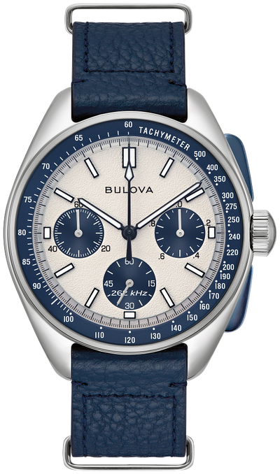 Bulova Lunar Pilot White Dial  Watch - 98K112