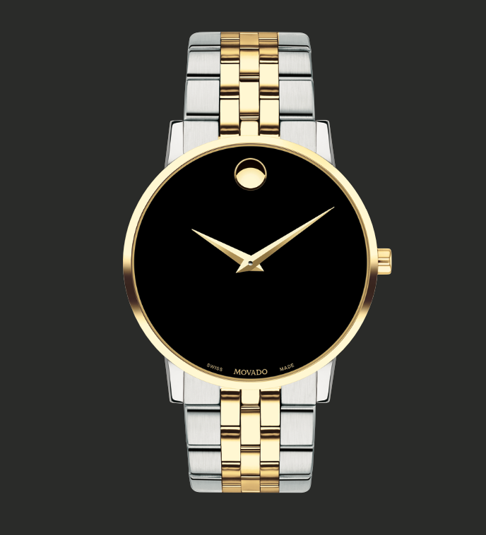 Movado museum sales classic two tone