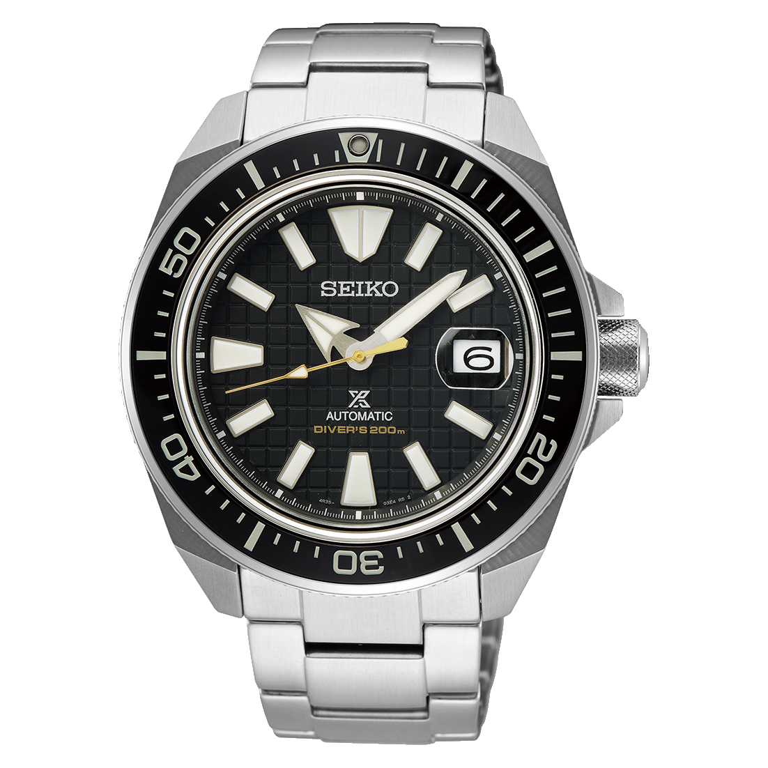 Seiko Prospex Black Dial King Samurai Stainless Steel Watch  - SRPE35K1