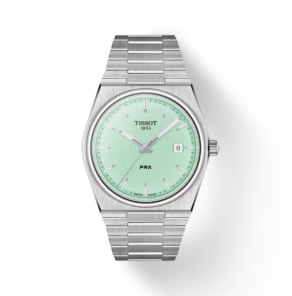 Tissot PRX 40MM Mint Dial Quartz Watch-T137.410.11.091.01