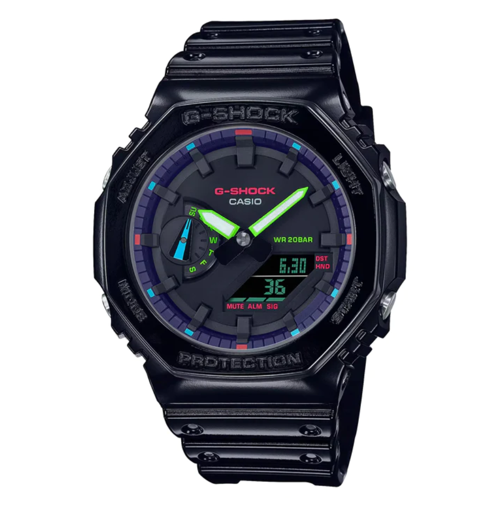 Casio G-Shock Gamer RGB CasiOak Watch-GA2100RGB-1A