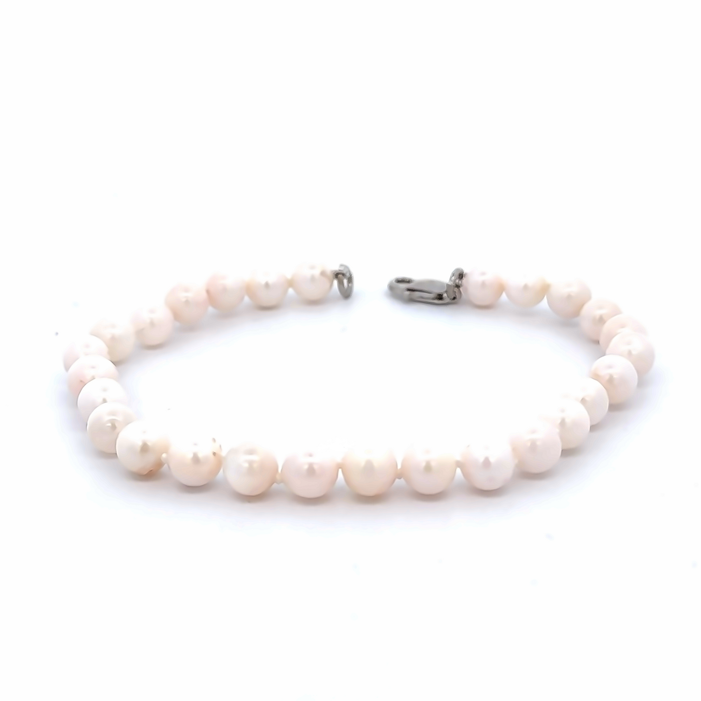 Cultured Pearl Bracelet With Sterling Silver Clasp