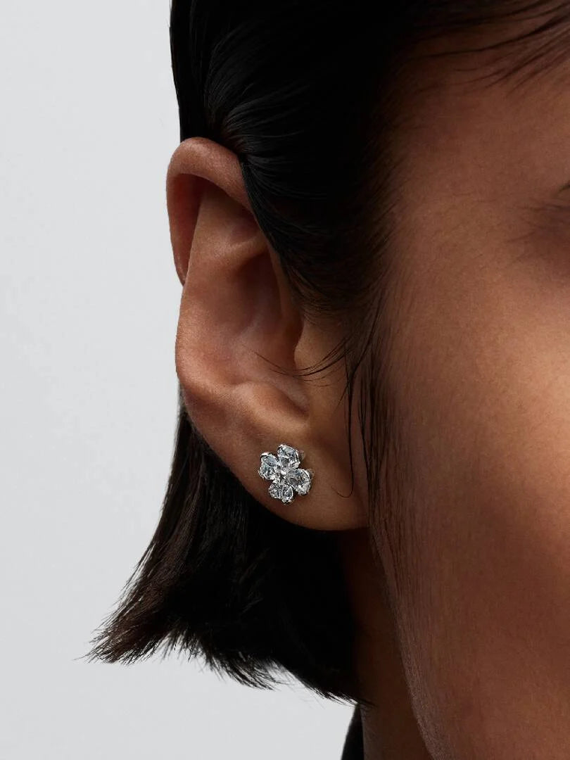 Pandora Sparkling Lucky Clover Stud Earrings - 294500C01 – Kavar