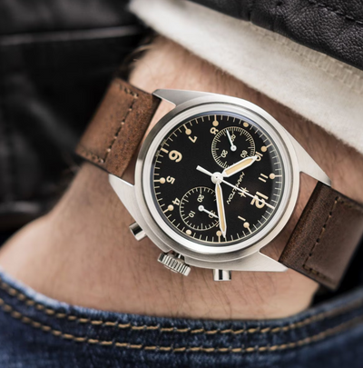 Hamilton Khaki Aviation Pioneer Mechanical Chrono Watch-H76409530