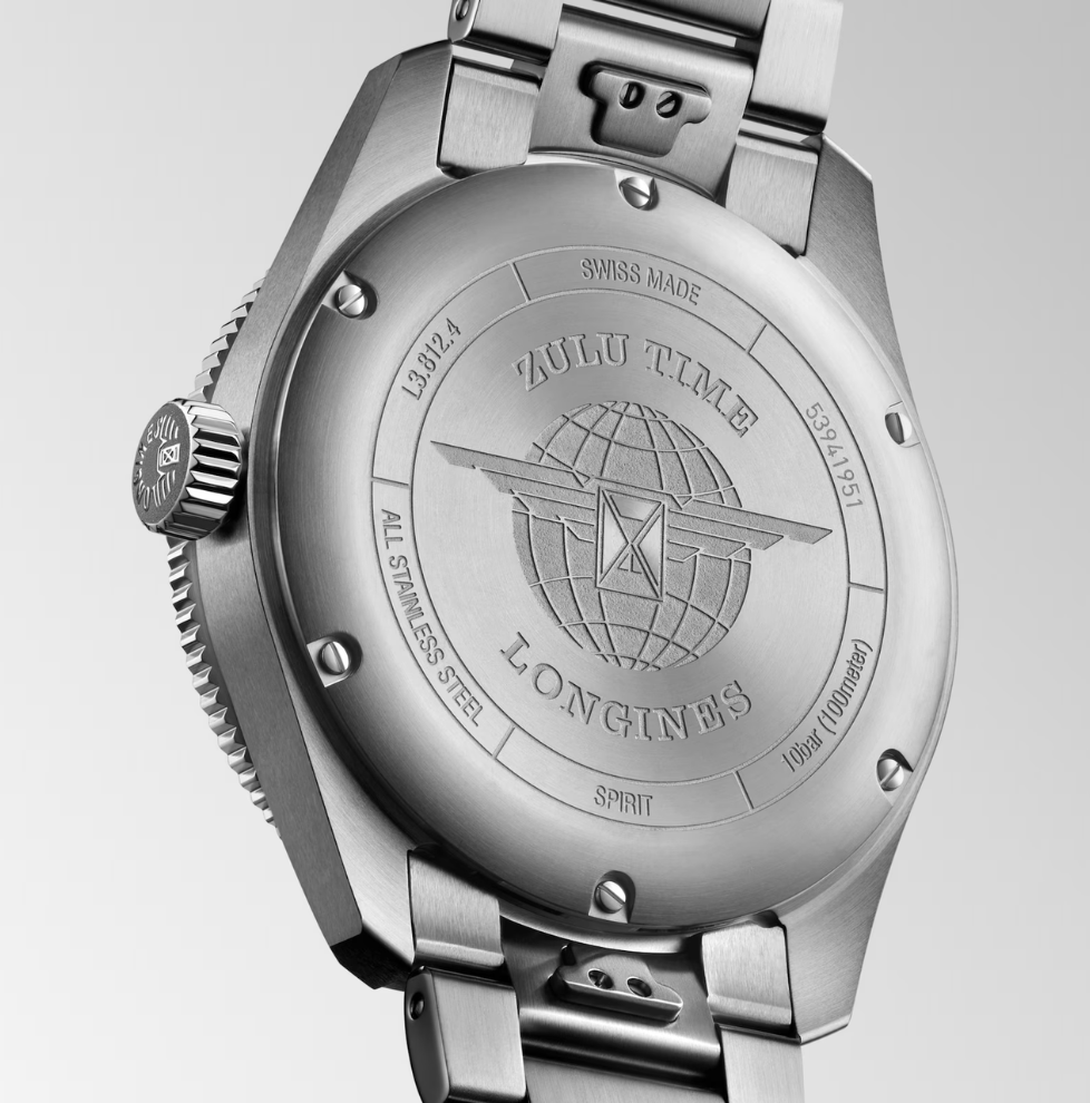 Longines Spirit Zulu Time Chronometer 42mm Watch- L38124536