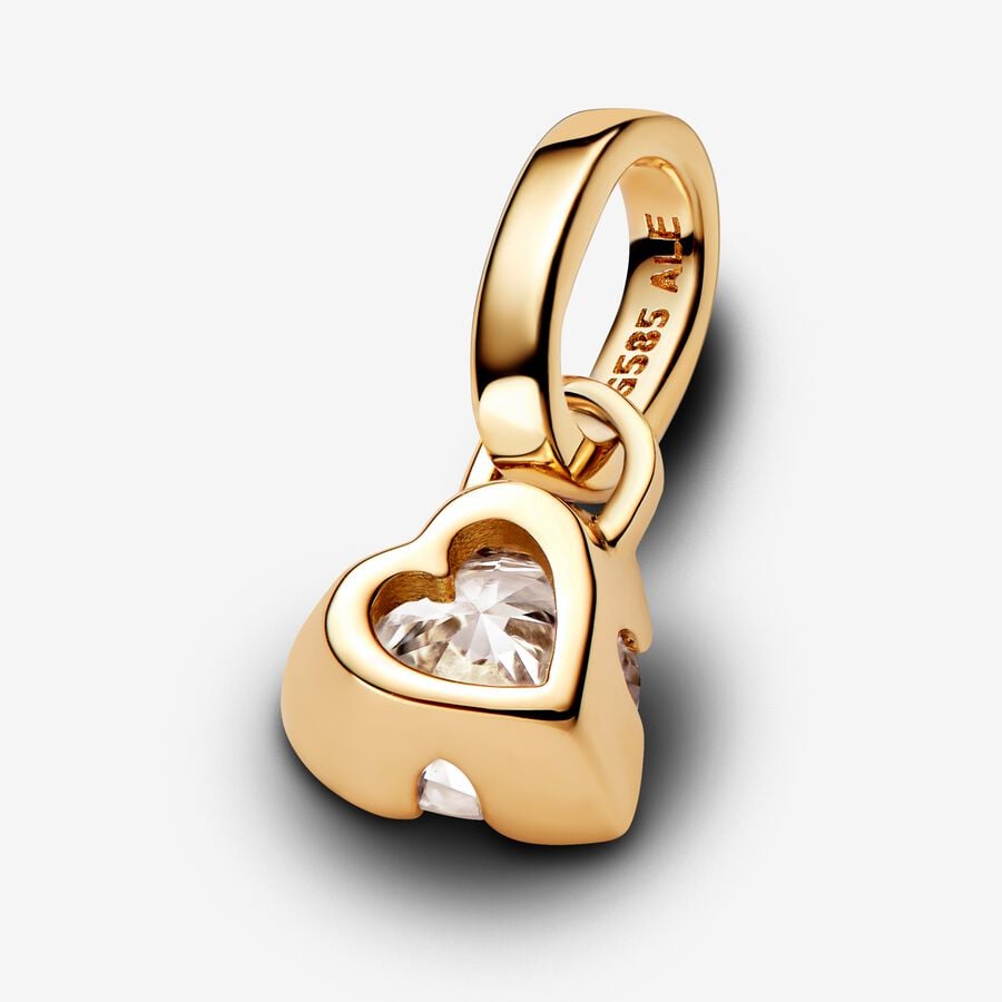 Pandora Talisman Lab-grown Diamond Heart Pendant 0.25 carat tw 14k