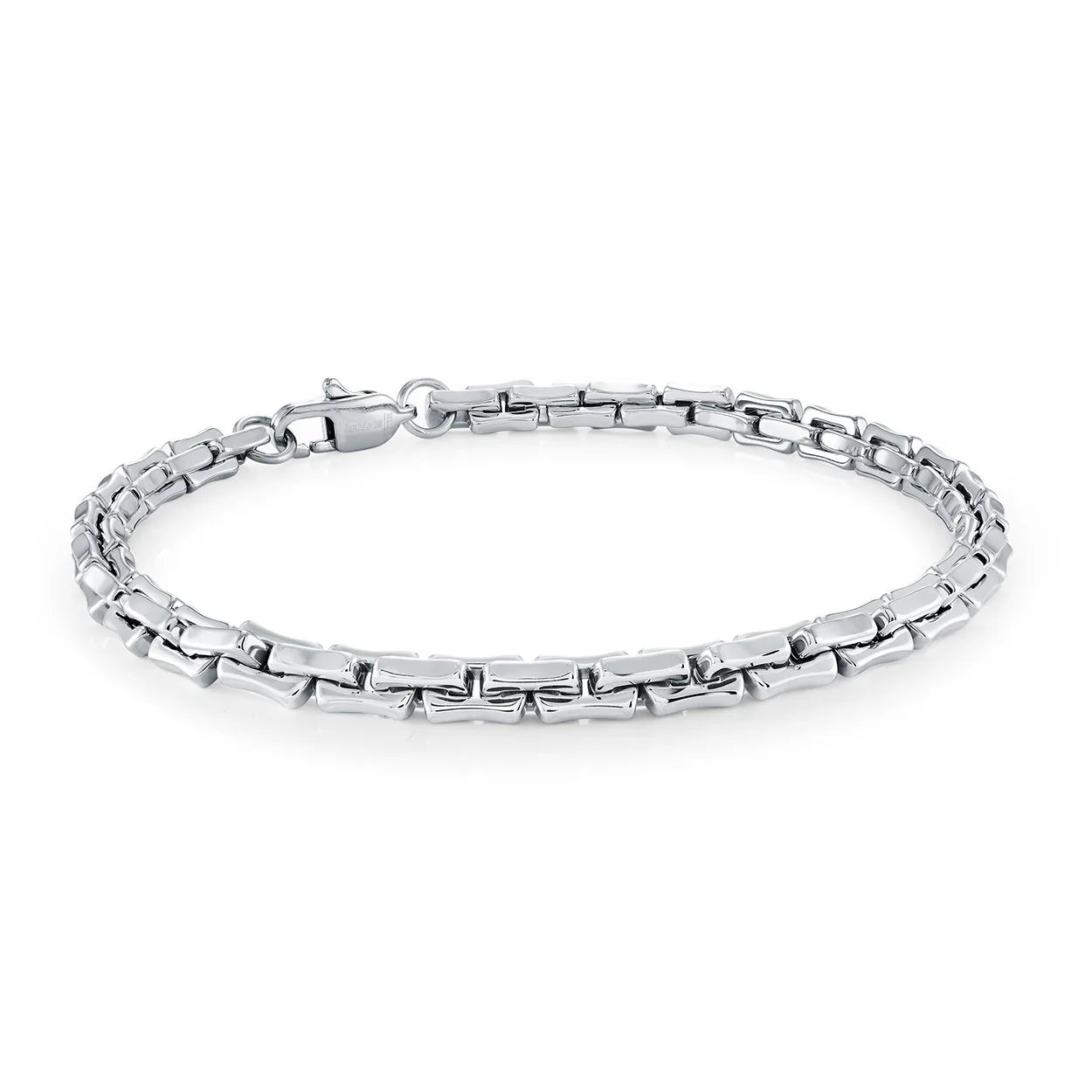 Stainless Steel 5MM Bamboo Bracelet - SMB764-8.5