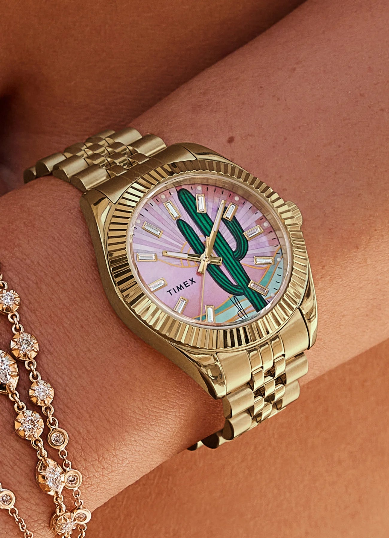 Timex x Jacquie Aiche Cactus Limited Edition Watch