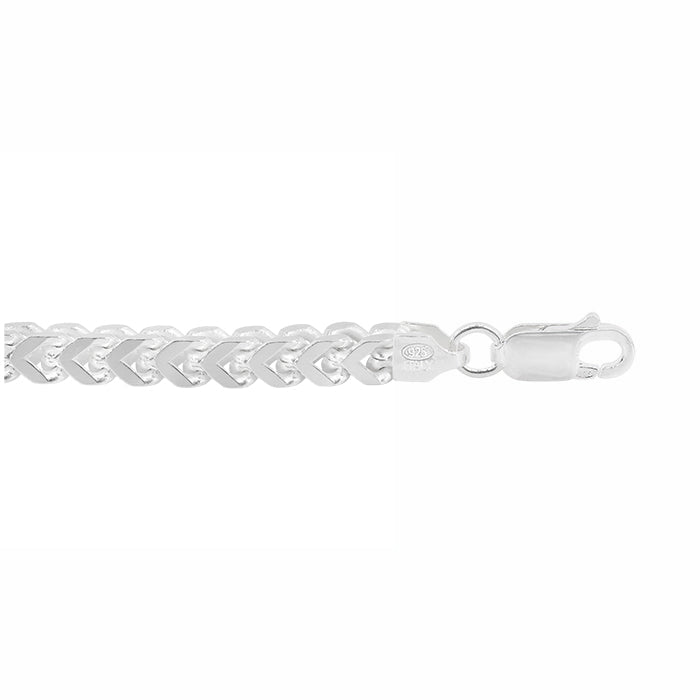 Sterling Silver 3.5mm Franco Link Bracelet