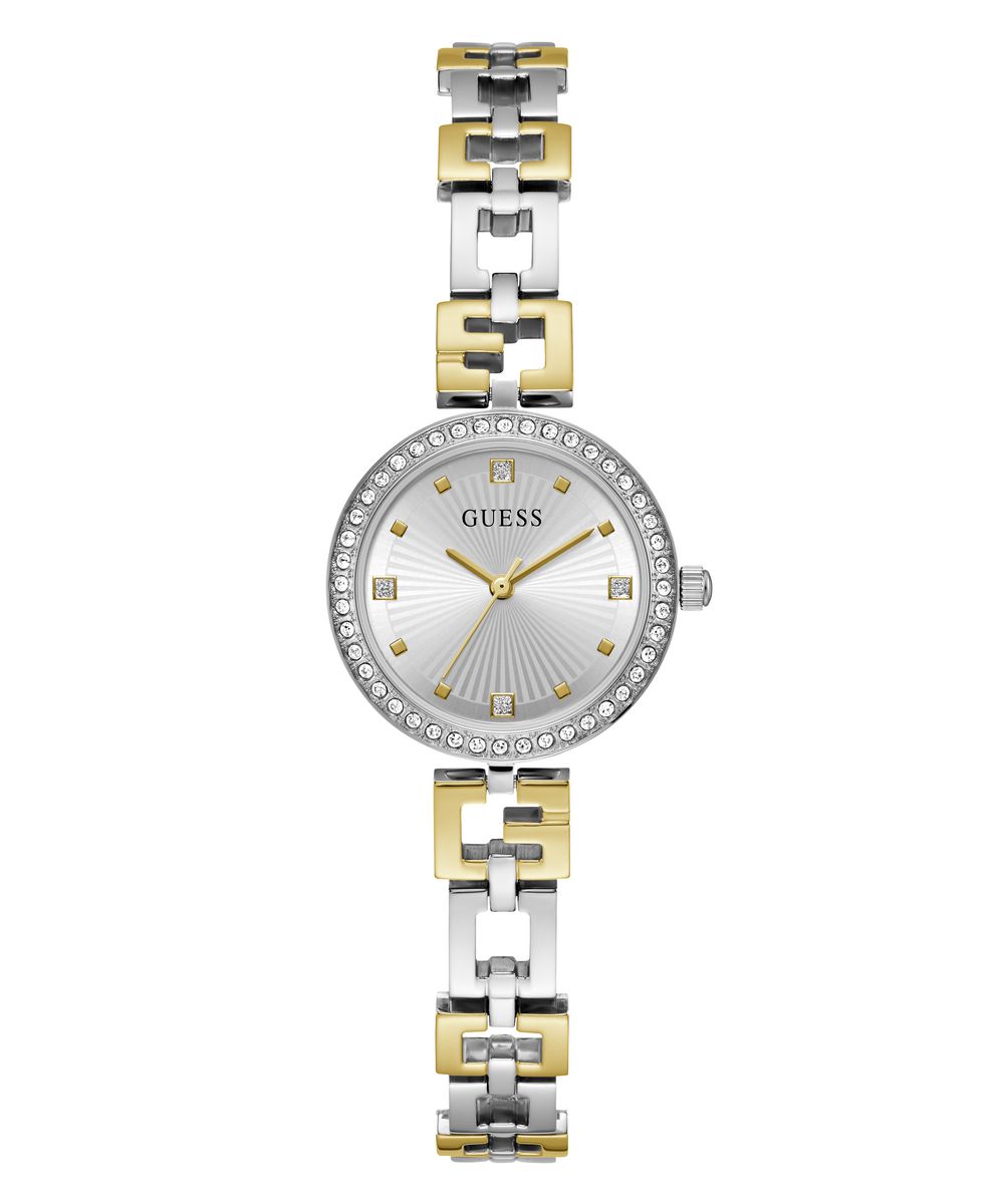 Guess Ladies Two-Tone Crystal Quartz Watch-GW0656L1