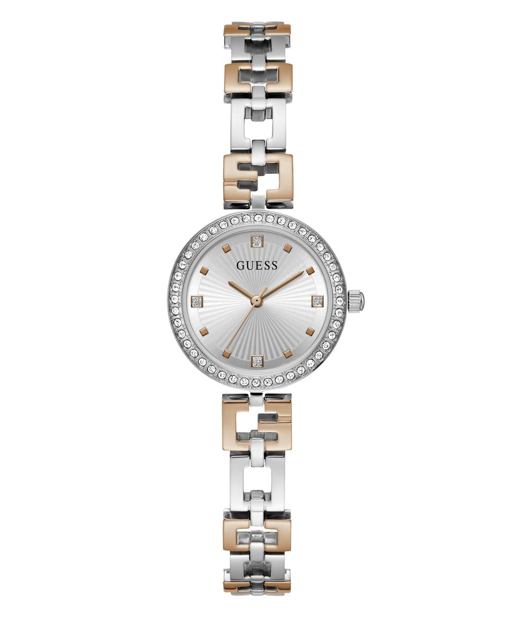 Guess Ladies Two-Tone Crystal Quartz Watch-GW0656L2
