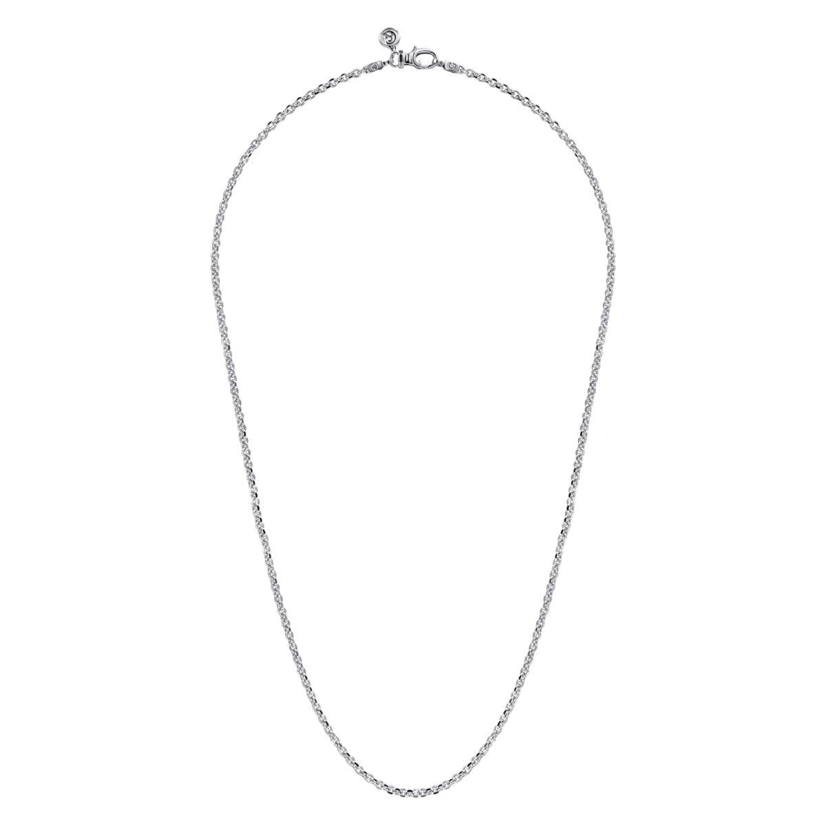 Gabriel & Co. Sterling Silver 22" Link Chain Necklace