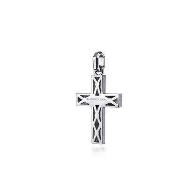 Gabriel & Co. Sterling Silver Geometric Cross Pendant
