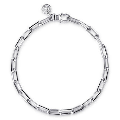 Gabriel & Co. Sterling Silver Elongated Chain Bracelet