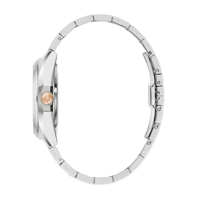 Bulova Surveyor Red Dial 39mm Automatic Watch 98B422