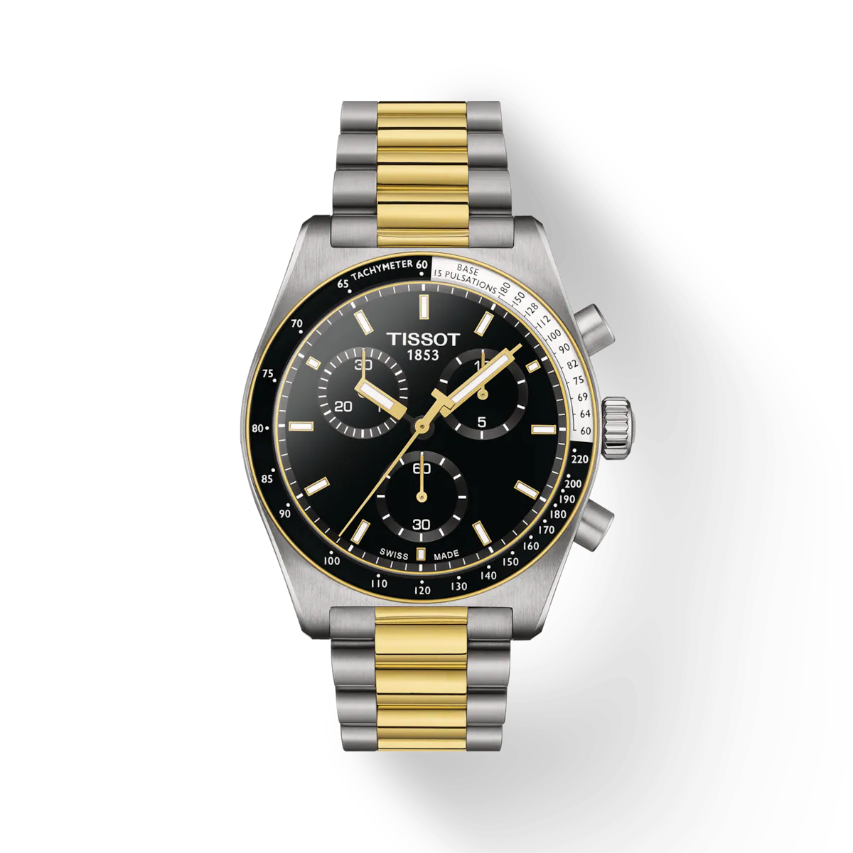 Tissot PR516 Chronograph Two-Tone Quartz 40mm Watch-T149.417.22.051.00