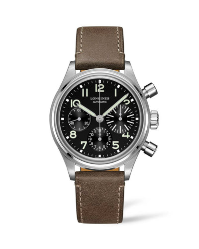 Longines Heritage Legend Diver Aviation Big Eye 41mm Automatic Watch-L2.816.4.53.2