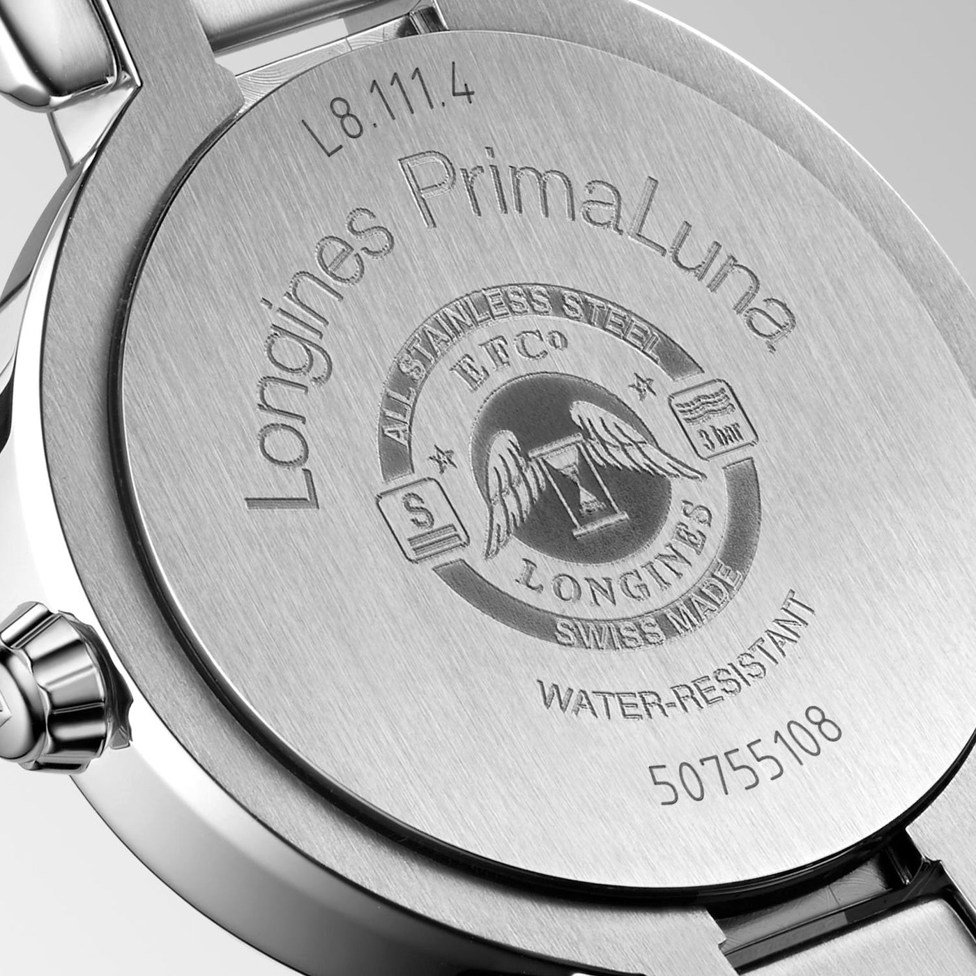 Longines 30mm Quartz PrimaLuna Watch-L8.115.4.87.6