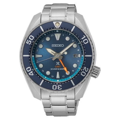 Seiko Prospex Sumo Solar GMT Diver Watch - SFK001J1