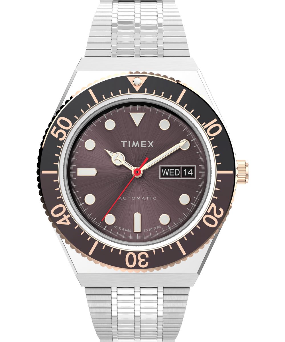 Timex M79 Automatic 40mm Stainless Steel Bracelet Watch - TW2U96900