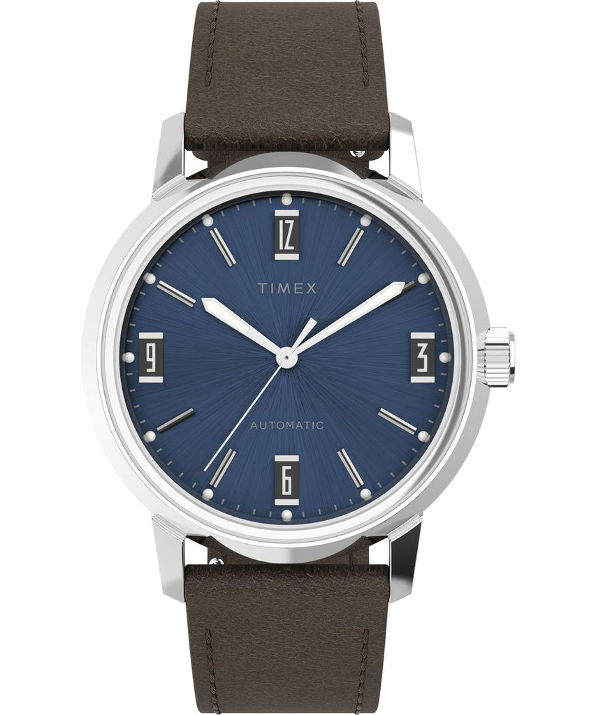 Timex Marlin® Automatic 40mm Leather Strap Watch - TW2V44500
