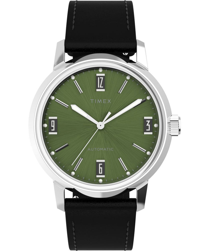 Timex Marlin® Automatic 40mm Leather Strap Watch - TW2V44600
