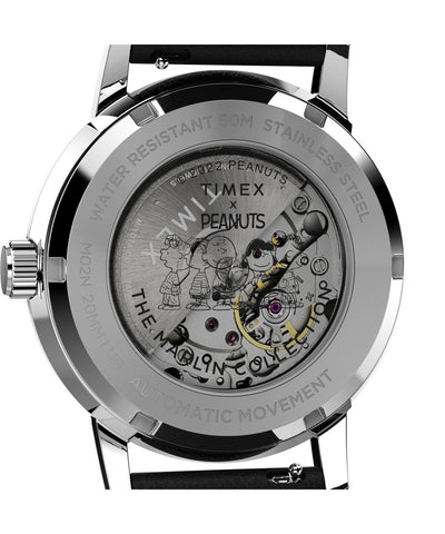Timex Marlin® Automatic x Snoopy Easy Rider 40mm Leather Strap Watch - TW2V63100