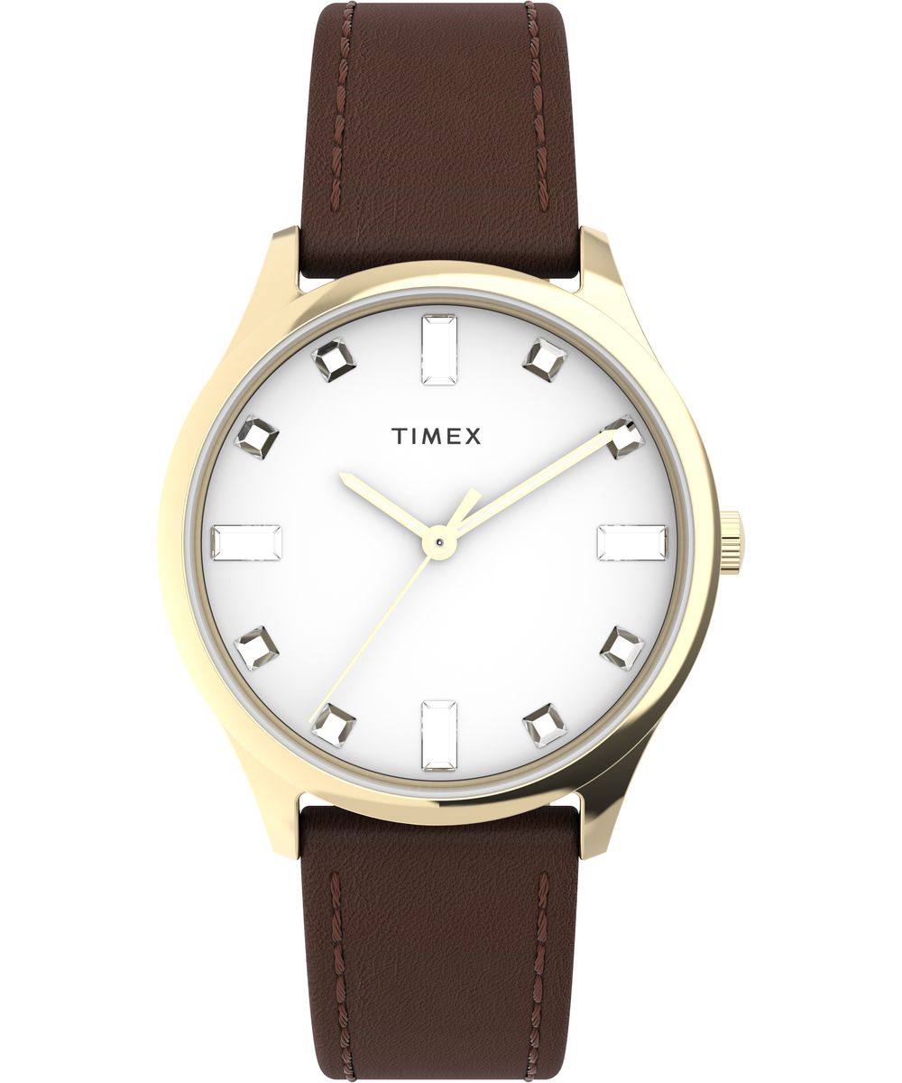 Timex Modern Easy Reader® 32mm Leather Strap Watch - TW2V76500