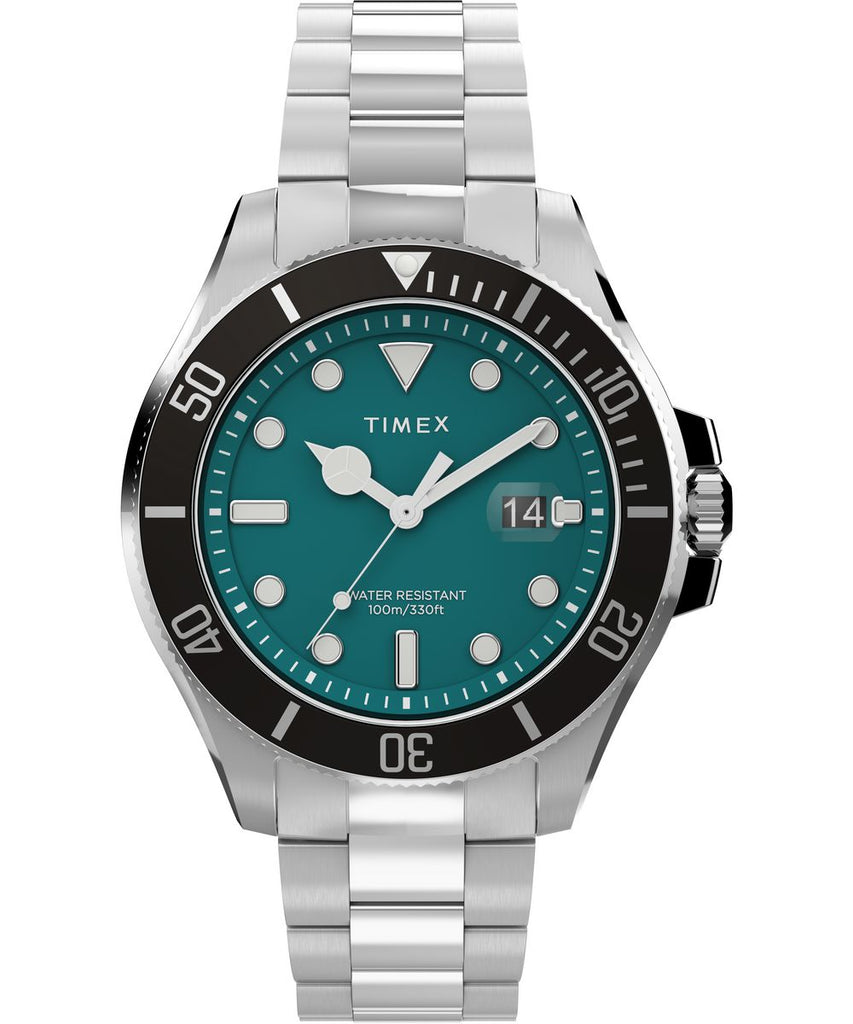 Timex Harborside Coast 43mm Stainless Steel Bracelet Watch - TW2V91900