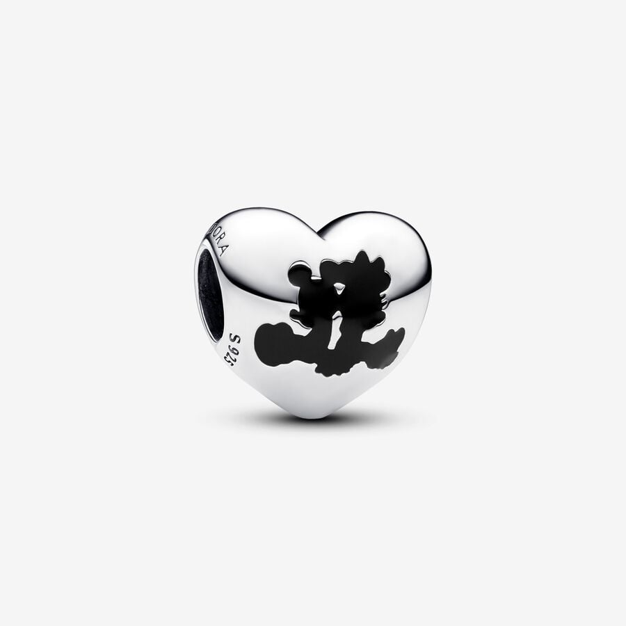 Pandora Disney Disney Mickey Mouse & Minnie Mouse Heart Charm - 793092C01