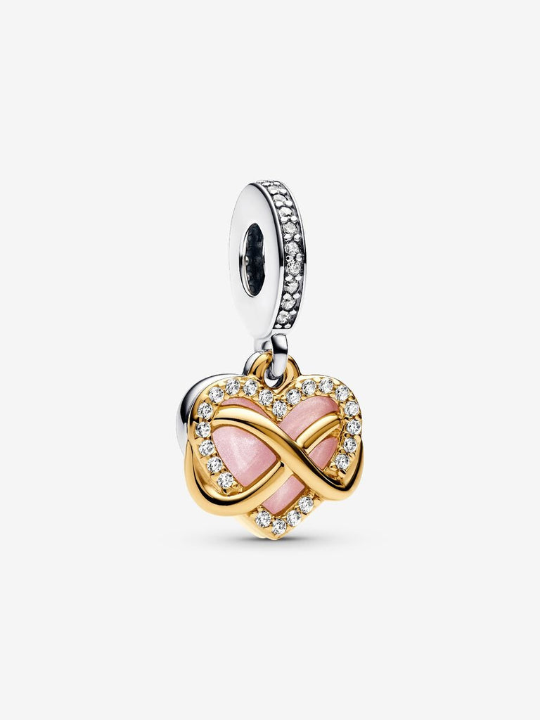 Pandora Sparkling Infinity Heart Dangle Charm 768878C01 – Kavar