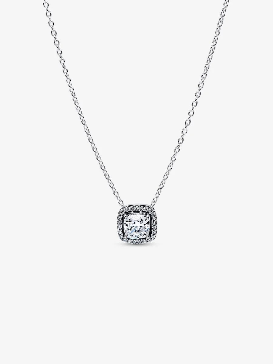 Pandora Halo Pendant Necklace 393560C02 – Kavar