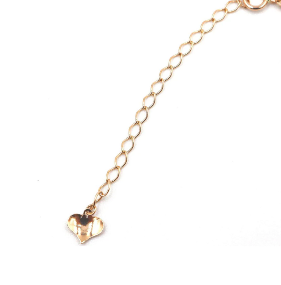 10 Karat Rose Gold Bead Necklace