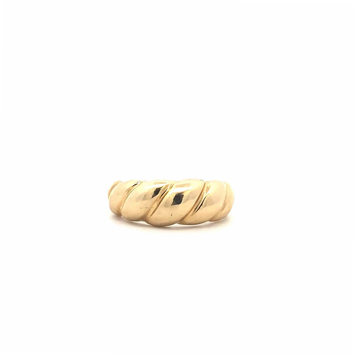 10 Karat Yellow Gold Croissant Ring