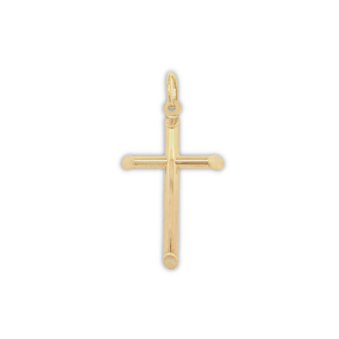 18 Karat Yellow Gold Cross Pendant
