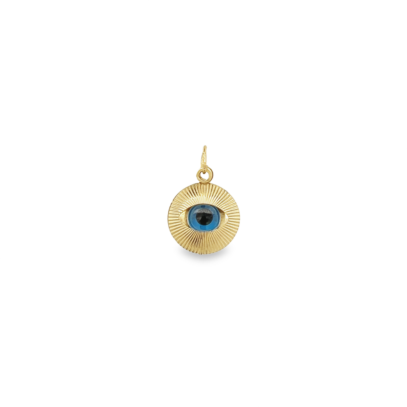 10 Karat Yellow Gold Evil Eye Pendant