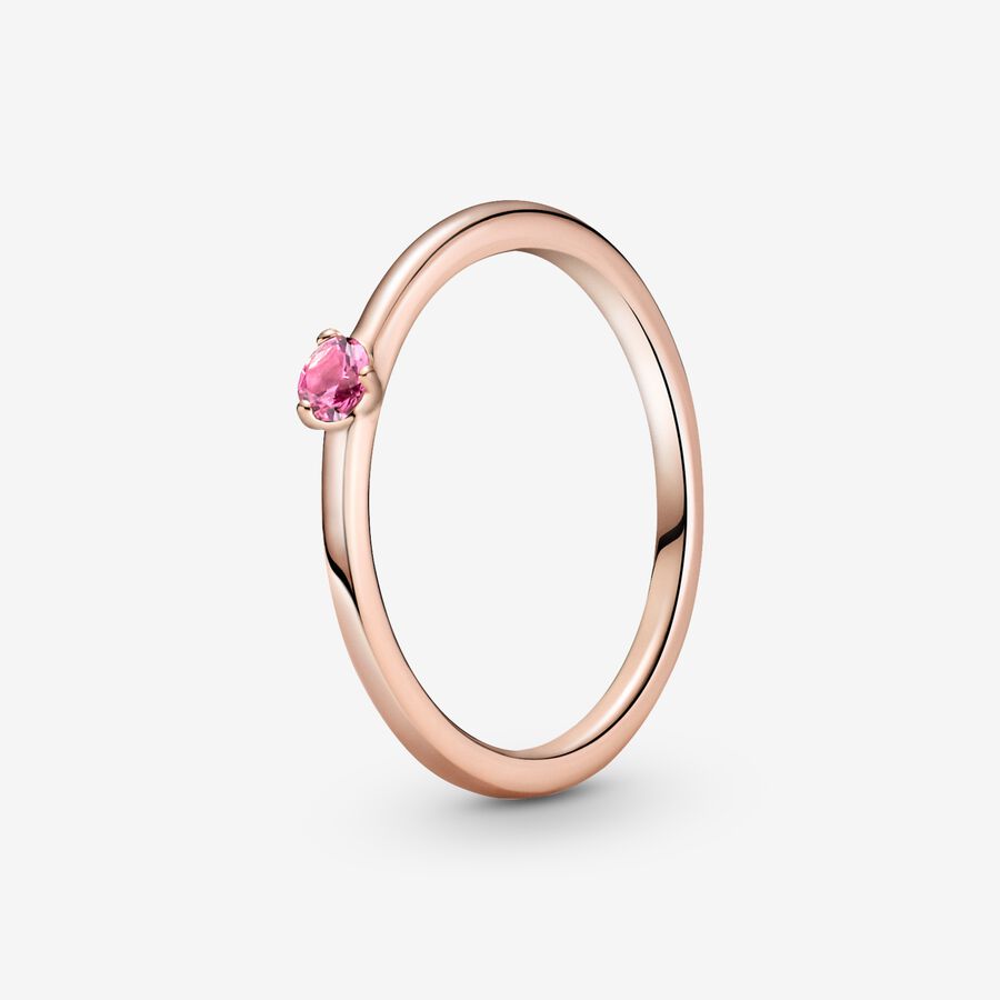 Pandora Pink Solitaire Ring 189259C03