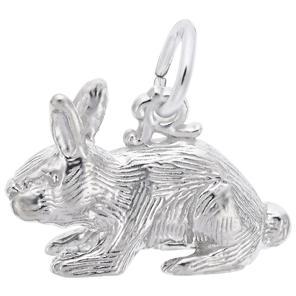 Sterling Silver Rabbit Charm