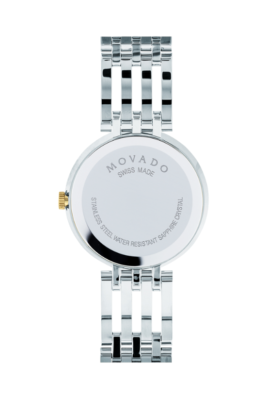 Movado Ladies Esperanza Two Tone Stainless Watch-0607053