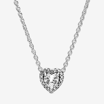 Pandora Elevated Heart Necklace - 398425C01-45