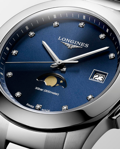 Longines Conquest 34mm Quartz Watch-L3.381.4.97.6