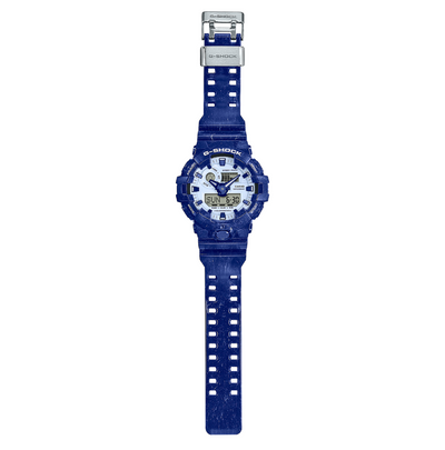 G-Shock Blue Porcelain Watch - GA700BWP-2A