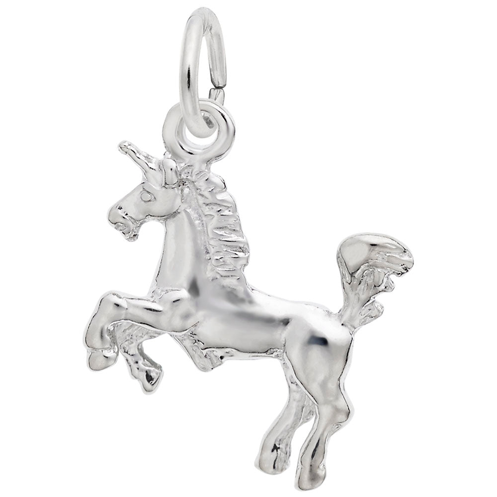 Sterling Silver Small Unicorn Charm