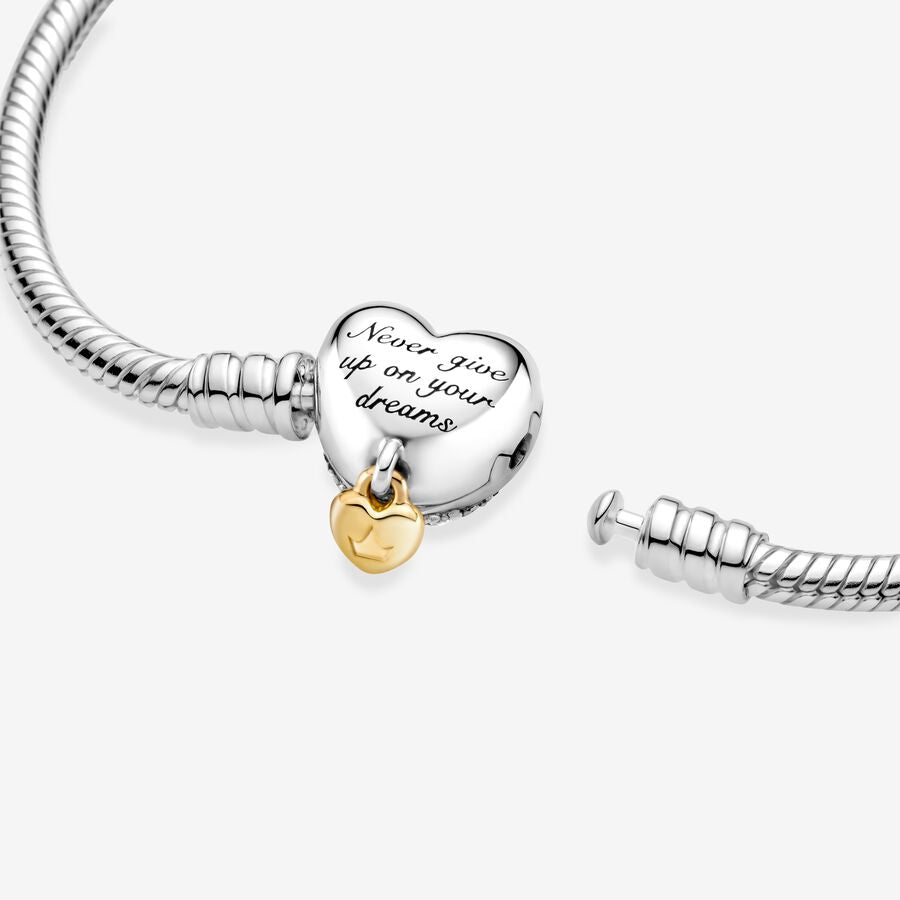 Pandora Disney Princess Heart Snake Chain Bracelet - 569563C01