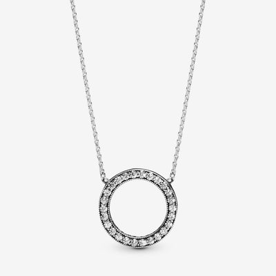 Pandora Circle of Sparkle Necklace - 590514CZ-45