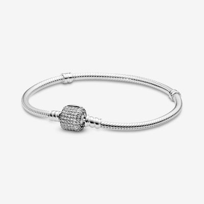 Pandora Moments Sparkling Pave Snake Chain Bracelet - 590723CZ